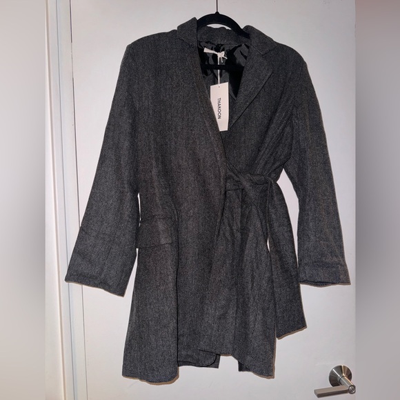 Thakoon Herringbone Wrap Tie Jacket NWT - Picture 8 of 10